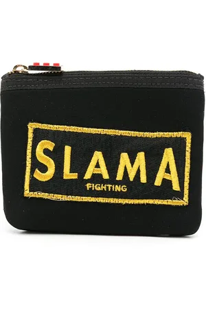 AMIR SLAMA Portemonnaie mit Logo-Stickerei