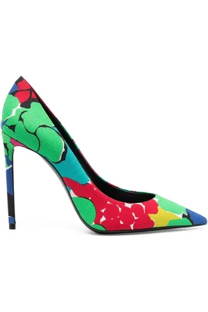 Saint Laurent Zoe Pumps mit Blumen-Print 105mm