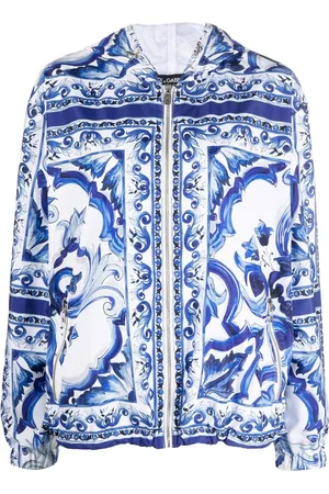 Dolce & Gabbana Windbreaker mit Majolica-Print
