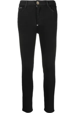 Philipp Plein Skinny-Jeans im Metallic-Look