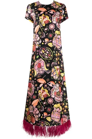 La DoubleJ Swing-Kleid mit Blumen-Print