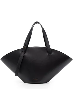 Jil Sander Shopper mit Logo-Print