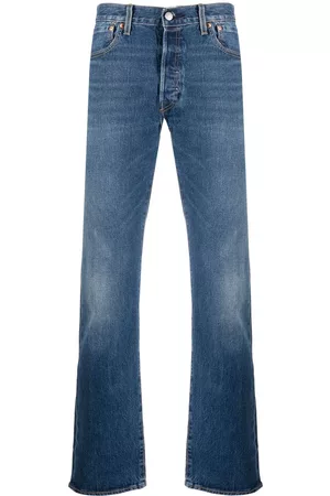 Levi's Herren Straight Jeans - Dunkle 501 Straight-Leg-Jeans