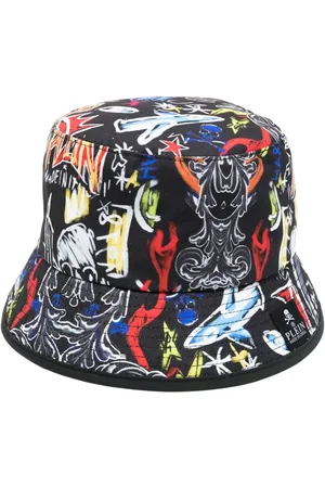 Philipp Plein Fischerhut mit grafischem Print