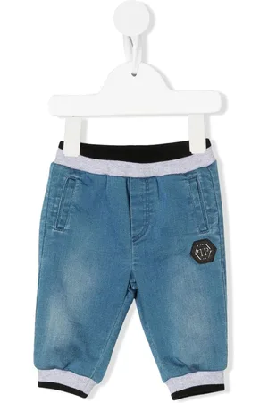 Philipp Plein Hose mit Logo-Schild