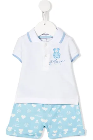 Philipp Plein Set aus Poloshirt und Shorts