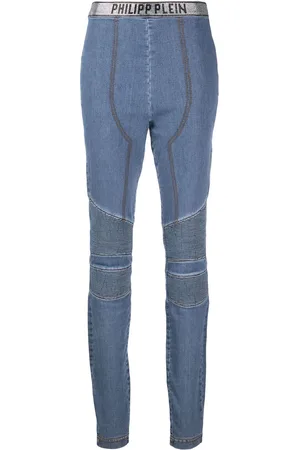 Philipp Plein Jeggings mit Logo