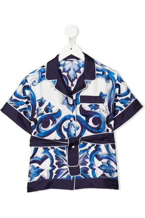 Dolce & Gabbana Hemd mit Majolica-Print