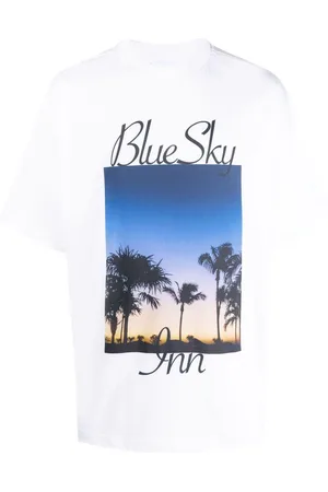 BLUE SKY INN T-Shirt mit Palmen-Print