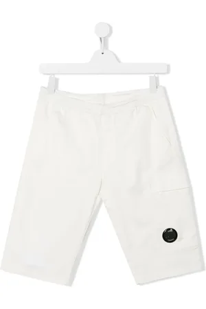 C.P. Company TEEN Cargo-Shorts mit Linsen-Detail