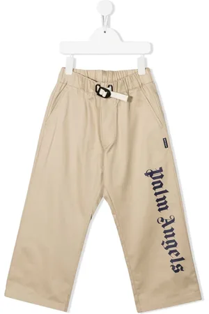 Palm Angels Gerade Hose mit Logo-Print