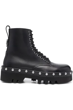 Furla Schnürstiefel mit Nieten