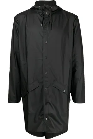 Rains Kapuzenjacke mit Reißverschluss