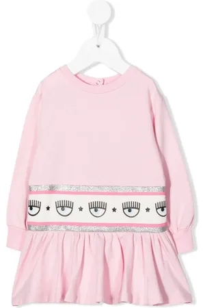 Chiara Ferragni Pulloverkleid mit Logo-Streifen