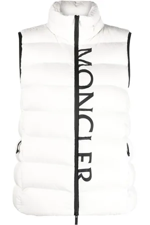 Moncler Weste mit Logo-Print