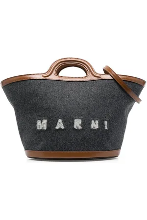 Marni Shopper mit Logo-Print