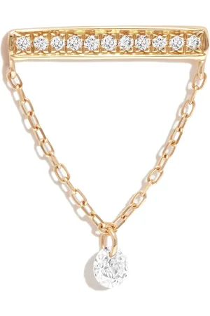 PERSÉE 18kt Gelbgold-Hängeohrringe mit Diamanten