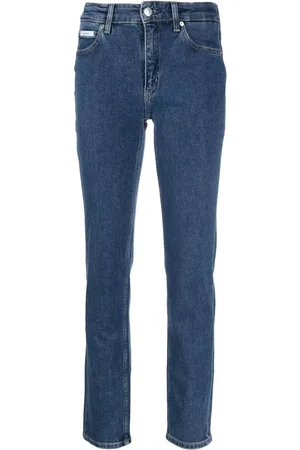 Calvin Klein Halbhohe Slim-Fit-Jeans