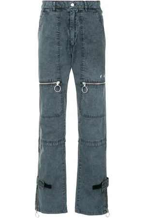 OFF-WHITE Gerade Hose mit Reißverschlüssen
