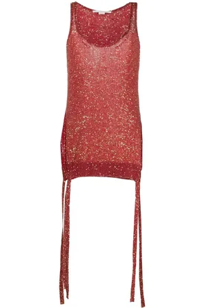 Stella McCartney Strickoberteil mit Pailletten