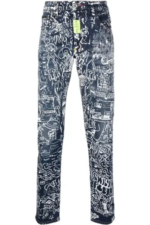 Philipp Plein Jeans mit grafischem Print