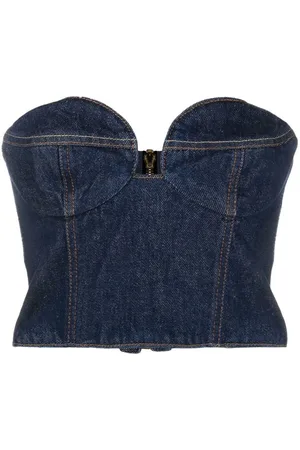 MAGDA BUTRYM Top aus Denim