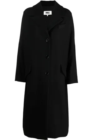 Maison Margiela Einreihiger Mantel aus Filz