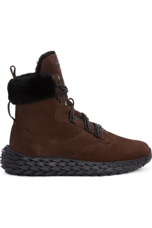 Giuseppe Zanotti High-Top-Sneakers mit Shearling