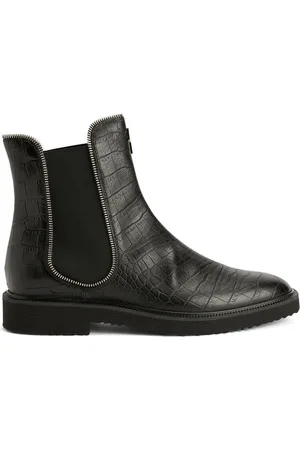 Giuseppe Zanotti Stiefel mit Kroko-Effekt