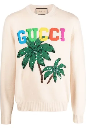 Gucci Pullover mit Palmen-Print