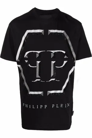 Philipp Plein T-Shirt mit Logo-Applikation