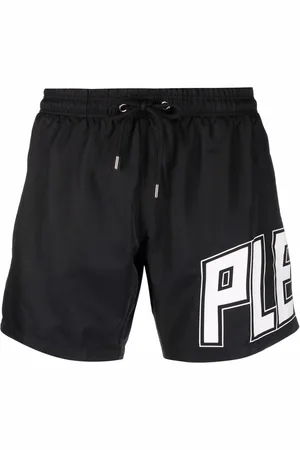 Philipp Plein Badeshorts mit Logo-Print