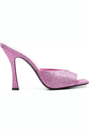 The Attico Mules mit Glitter