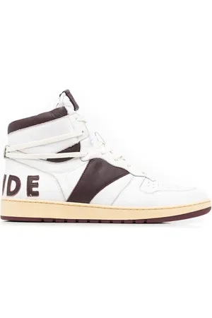 Rhude High-Top-Sneakers mit Kontrasteinsätzen