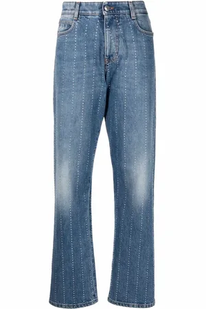 Stella McCartney Straight-Leg-Jeans mit Strass