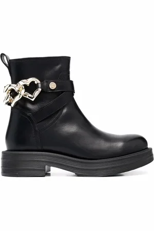 Moschino Stiefeletten mit Herzanhänger