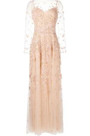 Zuhair Murad Tüllrobe mit Applikationen