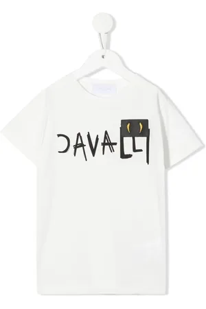 Roberto Cavalli T-Shirt mit Kritzel-Print