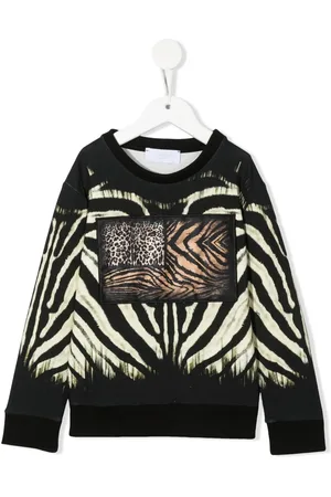 Roberto Cavalli Sweatshirt mit Animal-Print