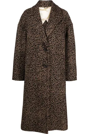Golden Goose Oversized-Mantel mit Leoparden-Print