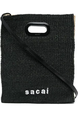 SACAI Handtasche mit Logo-Stickerei