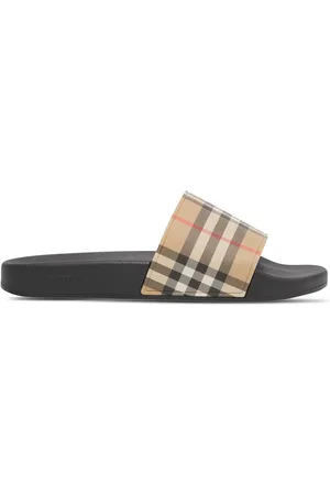 Burberry Pantoletten mit Check