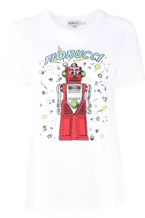Fiorucci Damen Shirts - T-Shirt mit Logo-Print