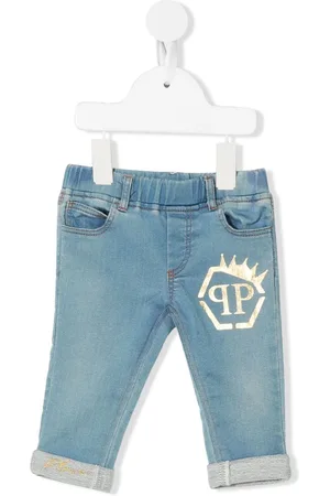 Philipp Plein Slim-Fit-Jeans mit Logo