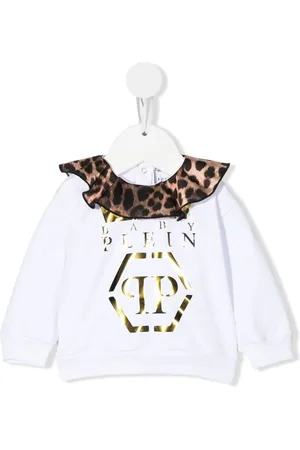 Philipp Plein Sweatshirt mit Rüschenkragen
