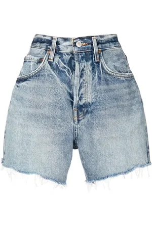 AGOLDE Ungesäumte Jeans-Shorts