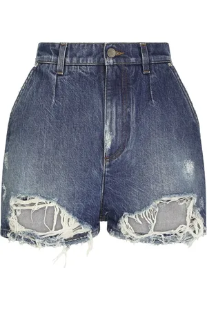 Dolce & Gabbana Jeans-Shorts im Distressed-Look