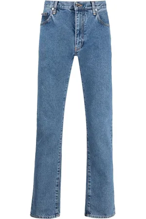 OFF-WHITE Straight-Leg-Jeans mit Logo-Print