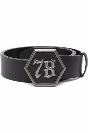 Philipp Plein Gürtel mit Gothic-Logo