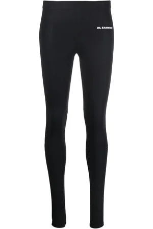 Jil Sander Leggings mit Logo-Print